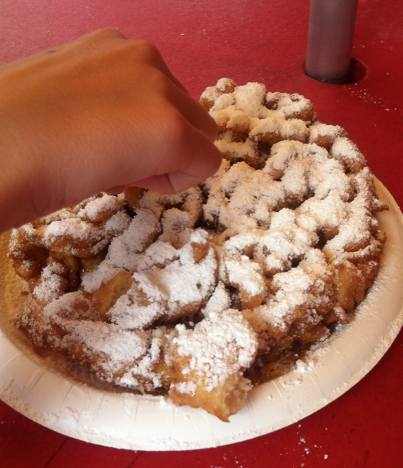 Funnel Cake at Six Flags